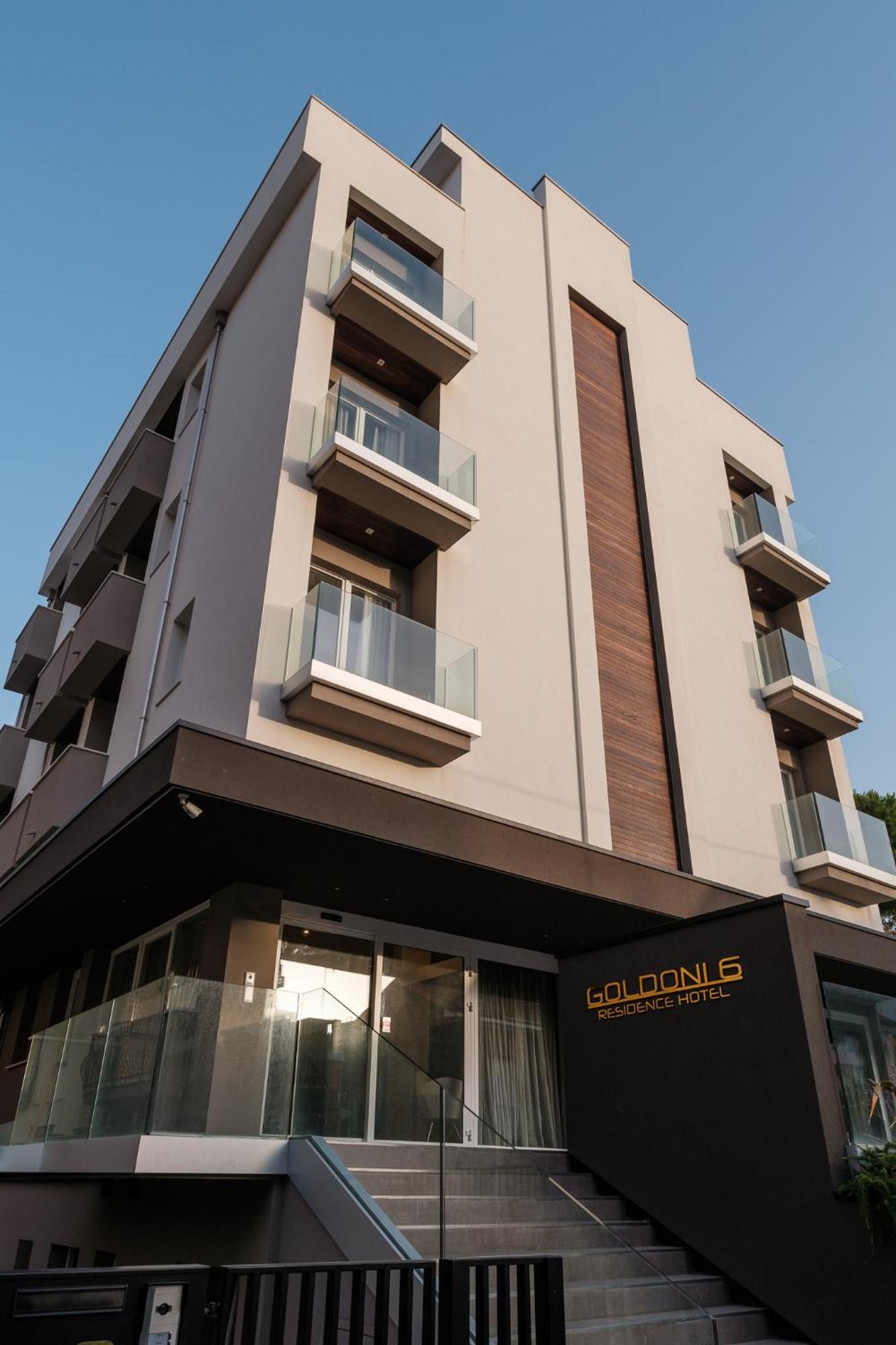 Residence Goldoni6 Suite Apartment Римини Экстерьер фото