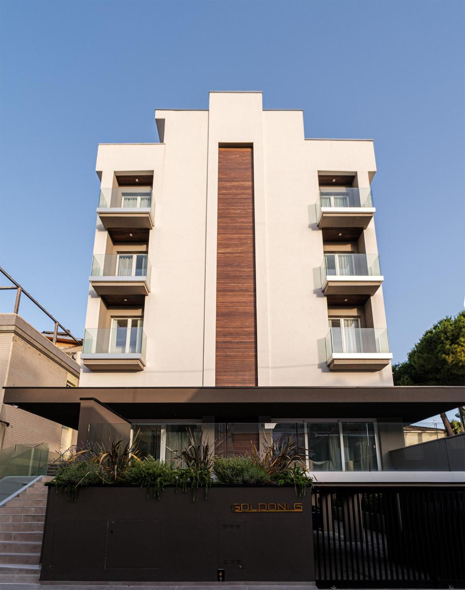 Residence Goldoni6 Suite Apartment Римини Экстерьер фото